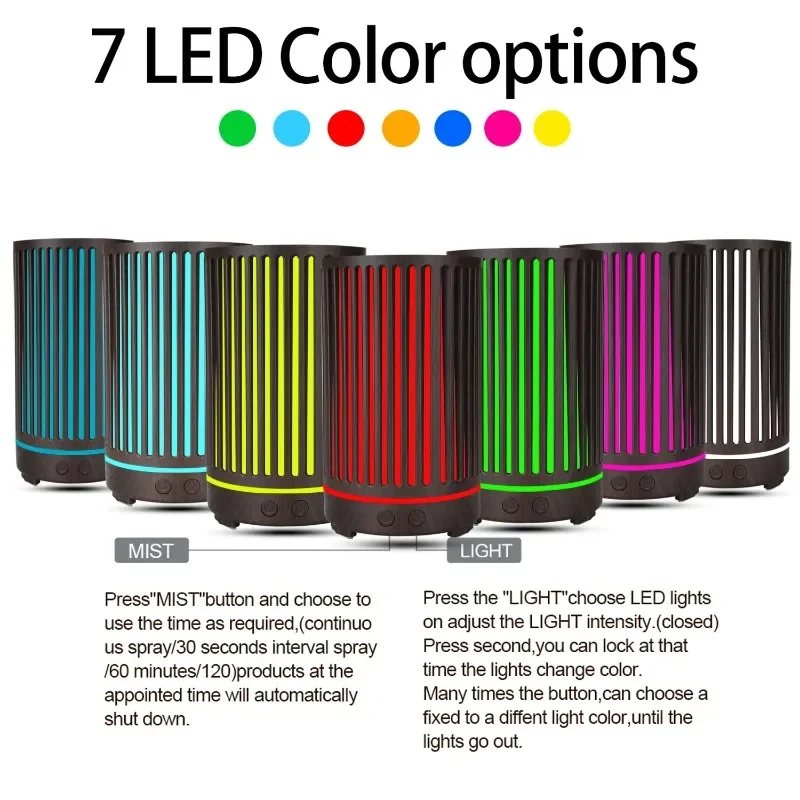 Умный увлажнитель воздуха Tuya с Wi-Fi и аромадиффузором 200 мл