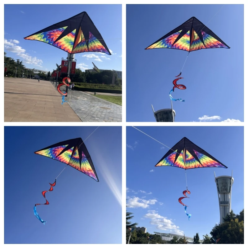 Воздушные змей delta для детей нейлоновая ткань Рипстоп летающий дракон активного