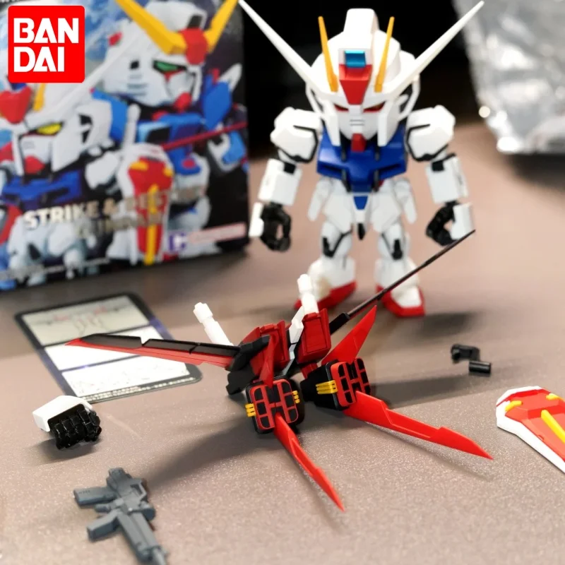 Фото Коллекционная фигурка Bandai Qmsv Mini Strike Destiny Gundam Blind Box, модель Spring Manbo, для любителей аниме и коллекционеров №2
