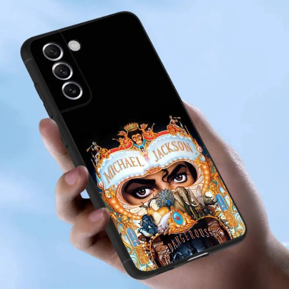 Фото Чехол Michael Jackson для Samsung Galaxy Case S25 S23 S22 S21 S30 S20 S10 Ultra Plus FE Мягкий чехол из ТПУ №4