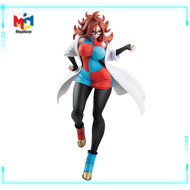 

MegaHouse оригинальный подлинный DBG GALS Драконий жемчуг бойцер Android 21 jinzounнинген Nijuuichi Gou 21 см сексуальная девушка фигурка модель игрушки