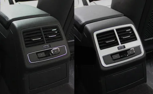 Матовая хромированная накладка на вентиляционное отверстие заднего сиденья для