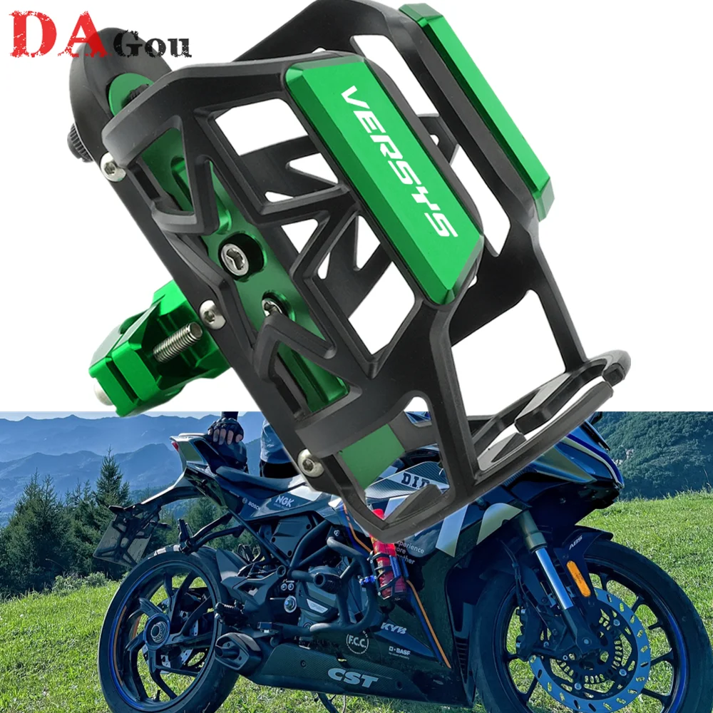 

Клетка для бутылки для Kawasaki Versys 650 1000 X300 2008-2022 2023, новые аксессуары для мотоциклов с ЧПУ, держатель для бутылок, держатель для чашки