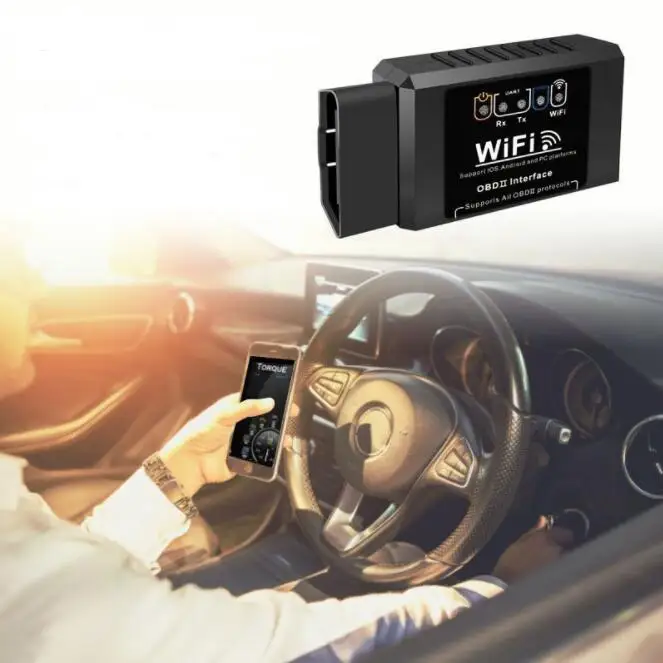 Автомобильный диагностический сканер ELM 327 V1.5 Wi-Fi OBD2 для Ford Explorer 5 Focus 2 Ranger Mk3 Mk4 Mk1