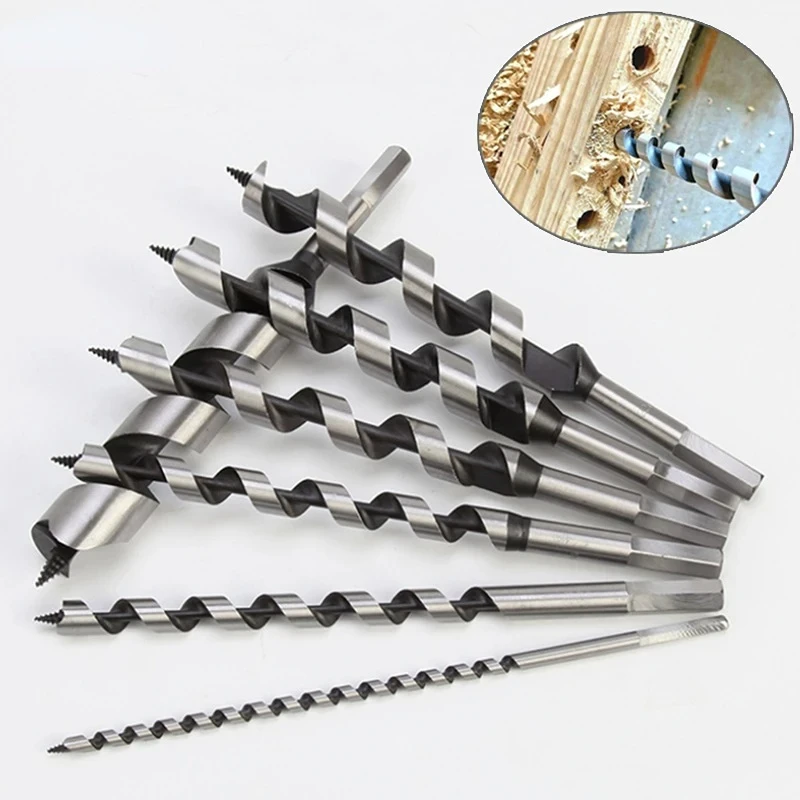

230mm long 6-35mm Auger Drill Bits Wood Carpenter Masonry Hobby Wood Drills Set for woodworking 6/8/10/12/14/16/18/20mm Shank