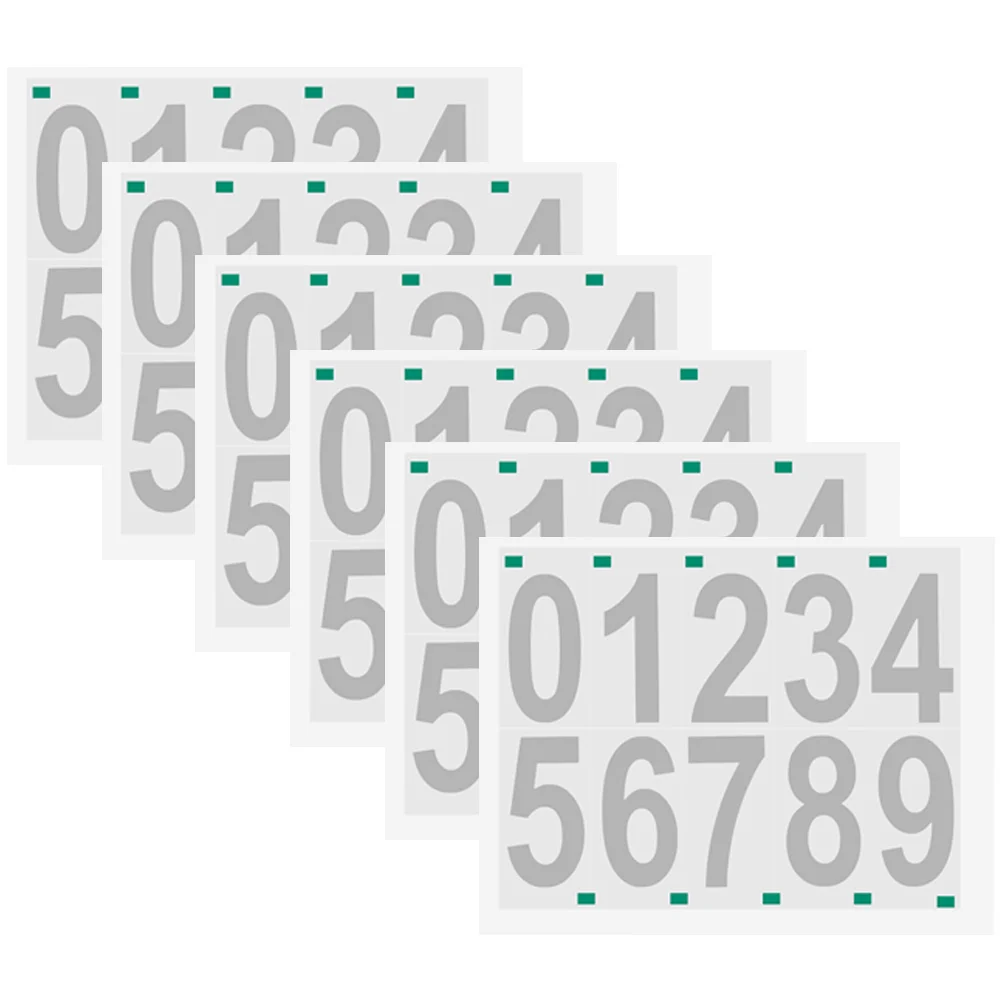 

Garbage Can Mailbox Sticker Adhesive Numbers Bins Block Stickers Address Reflective