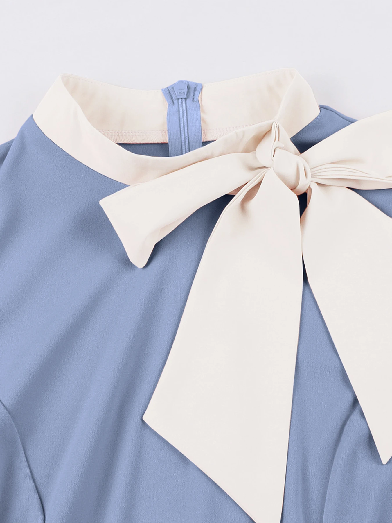 Tonval с бантом и вырезом двухцветные лоскутные женские винтажные летние свободные