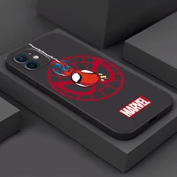 marvel deluxe print spider man phone case for iphone 11 12 13 pro max mini 6 7 8 plus x xr xs max se 2020 soft funda back cover