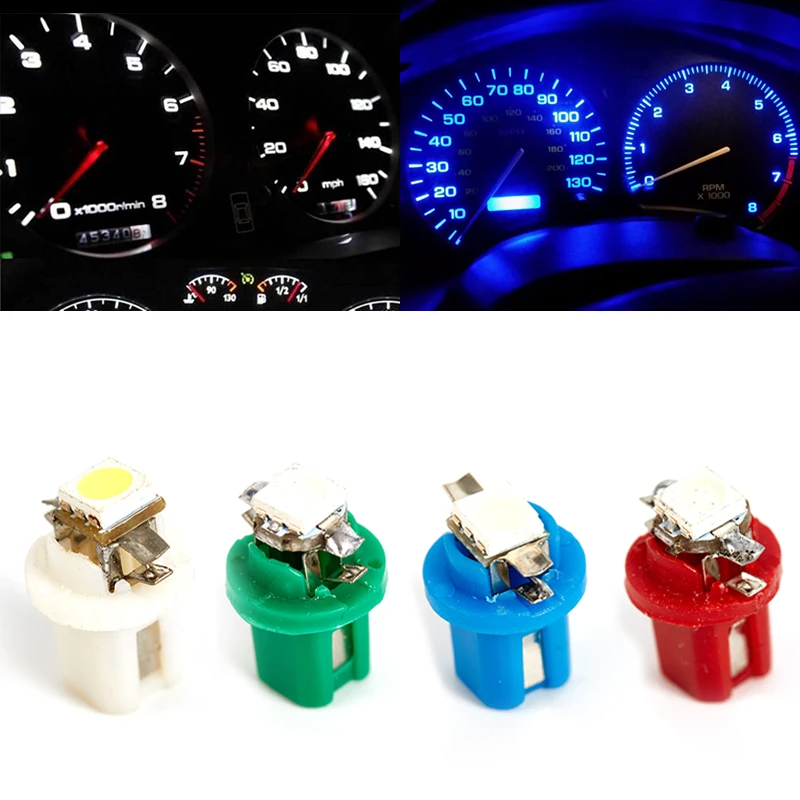 

10 шт., Автомобильные светодиодные лампы, 5 светодиодов