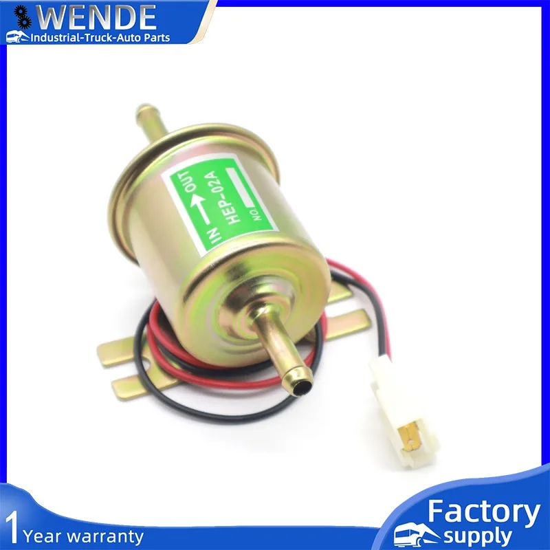 

High Quality Low Pressure Gasoline Electric Fuel Pump HEP-02A 12V for Car Motorcycle Diesel Pump Fuel Transfer Pump Excavator