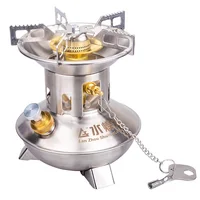 Kerosene Gasoline Stove Outdoor Camping Gas Furnace Cooking Stove Cooker Cookware Travel Picnic Barbecue BBQ Gas Grill