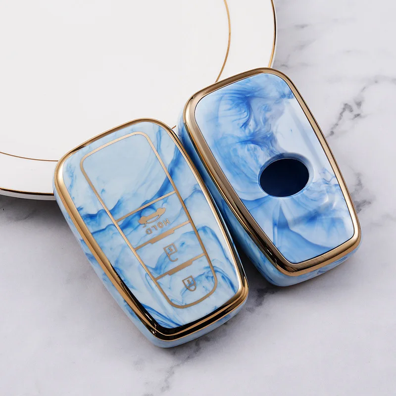 

TPU Car Key Case Cover Shell For Toyota Corolla Prius Camry CHR C-HR RAV4 Altis Land Cruiser Prado Sedan Keychain Accessories