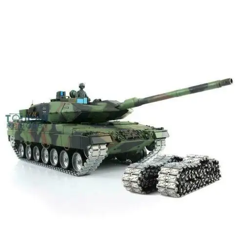 

Controlled Toys 1/16 HENG LONG 7.0 Leopard2 A6 RC Tank Ready to Run 3889 Barrel Recoil Metal Tracks W/ Linkages Panzer TH17594