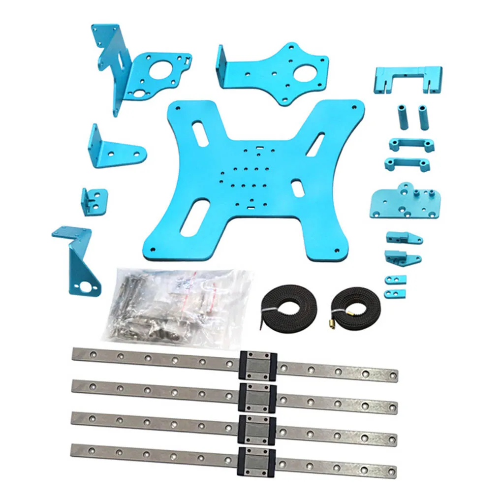 

3D Printer Linear Rail Upgrade Kit Rails Plates Assortment Printing Machine Modified Replacement for Creality BLV Type 2