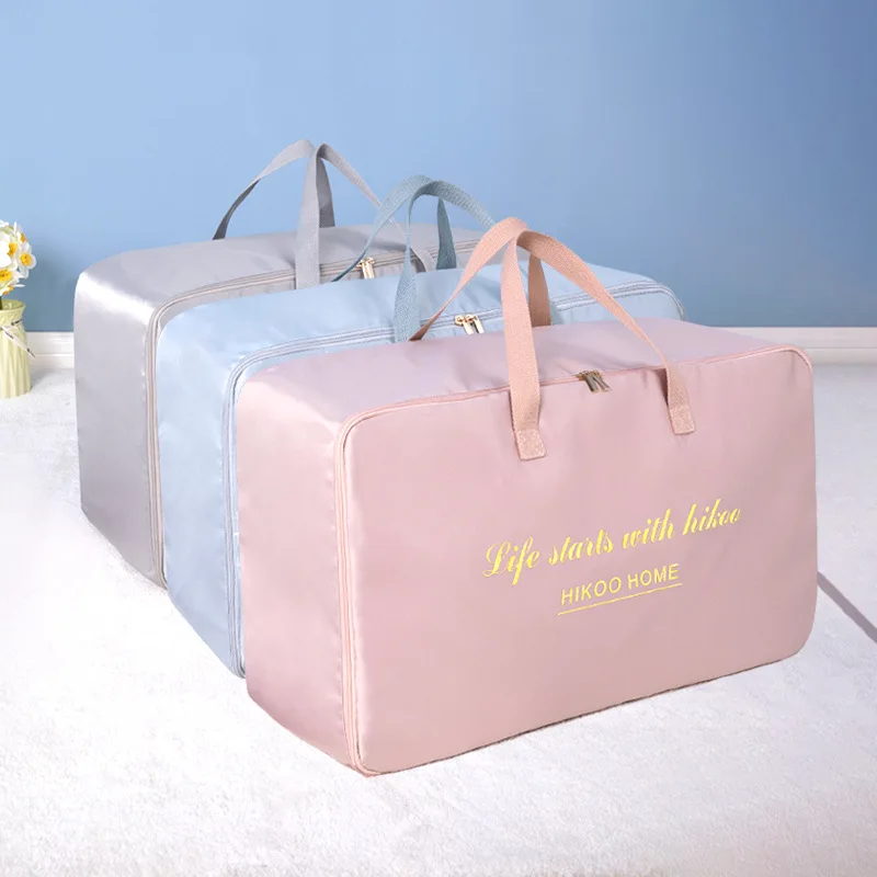 

Folding Clothes Storage Bag Portable Waterproof Quilt Blanket Pillow Pouch Underwear Wardrobes Organizer Tidy Case Accessories