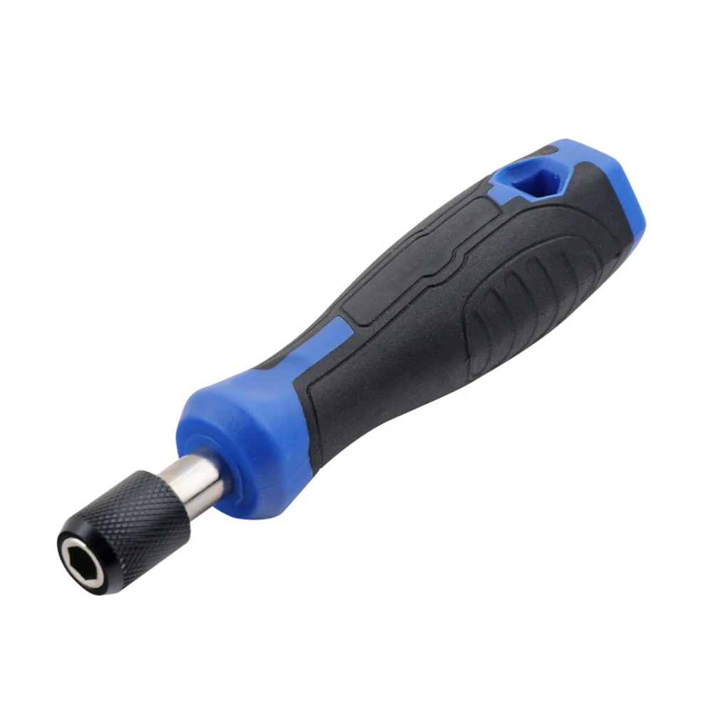 

Self-locking Screwdriver Handle 1/4'' Hex (6.35mm) Magnetic Screwdriver Handle Screw Driver Bits Holder Hand Tool Parts