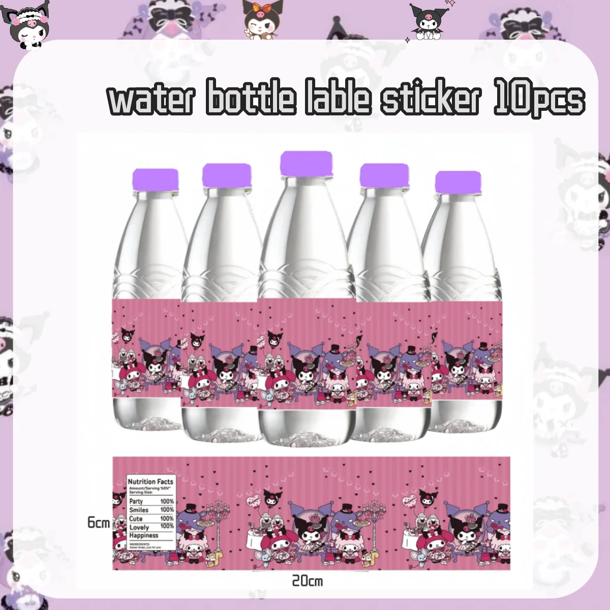 Kawali Kuromied украшение на день рождения одноразовая посуда скатерть декор для торта