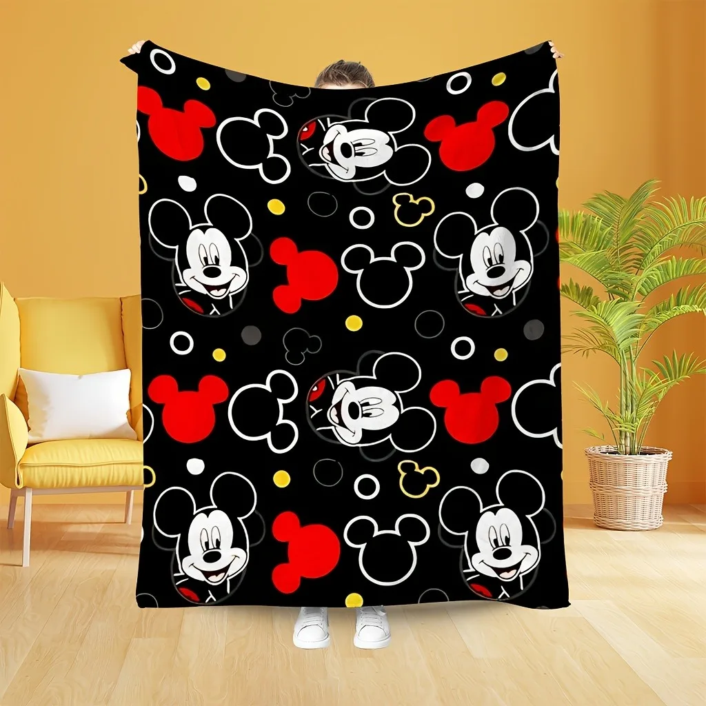 

MINISO Многофункциональное одеяло с рисунком Микки Мауса