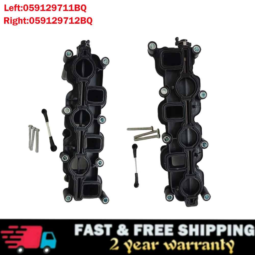 

Left or Right Engine Intake Manifold For Audi Q7 A4 A6 T-OUAREG PHAETON PORSCHE 2.7 3.0 TDI OME 059129712BQ 059129711BQ