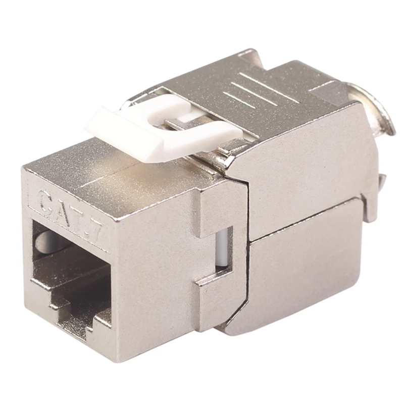

Network Interface,Rj45 Jack Network Cable Interface Rj45 Shielded Keys Tone Ethernet Module Jack Suitable for Cat7 Cable