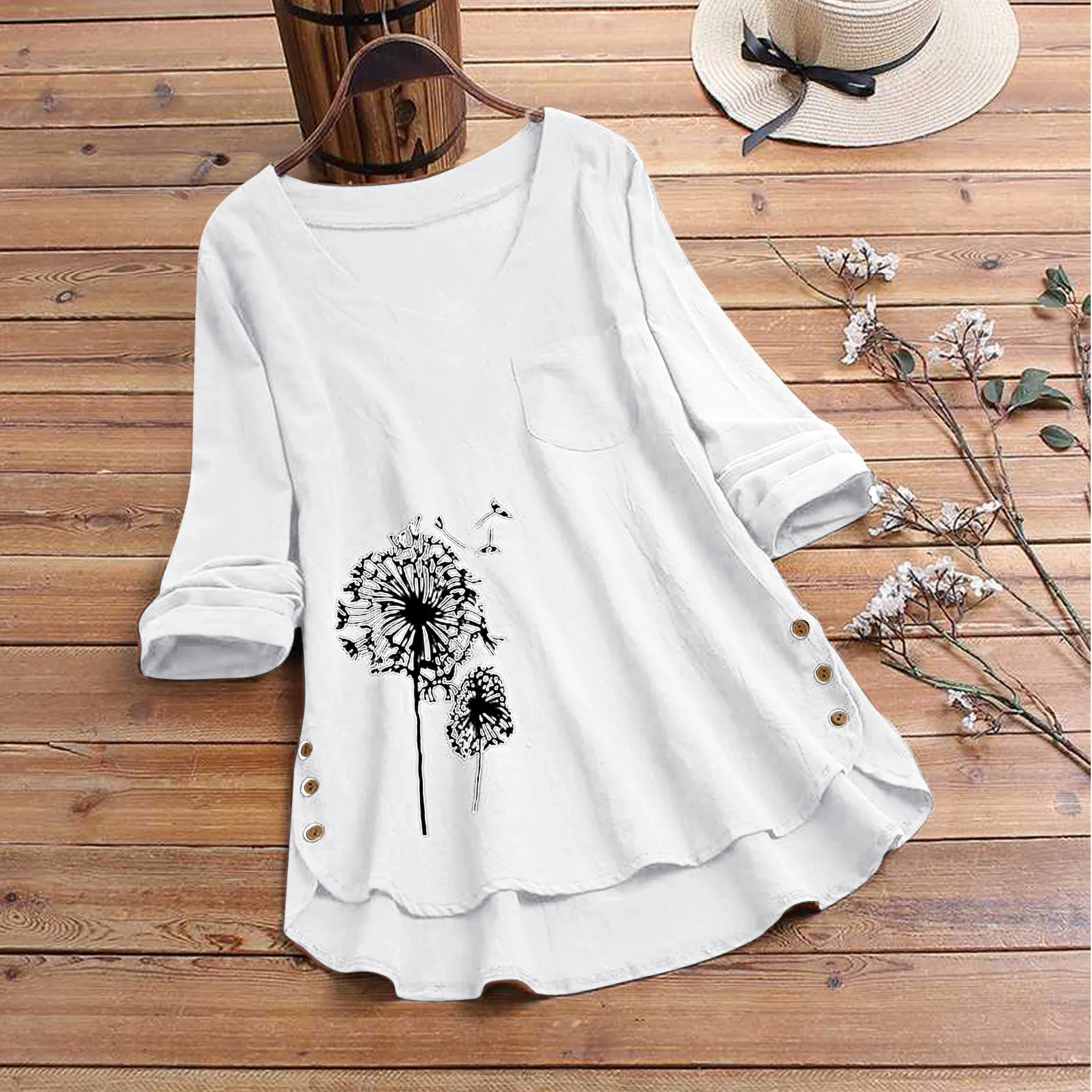 

Workout Tees Women Top T-Shirt For Women Beach Loose Causal T-shirt Shirts for Women Summer