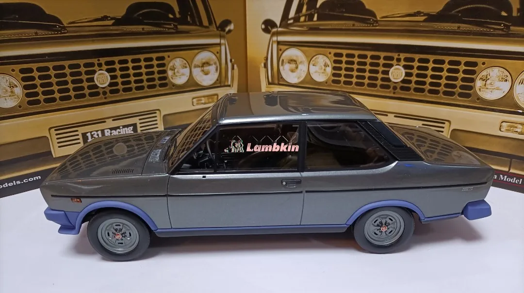 Laudoracing 1/18 для Fiat 131 2000 TC Металлик Серый гоночный выпуск модель спортивного
