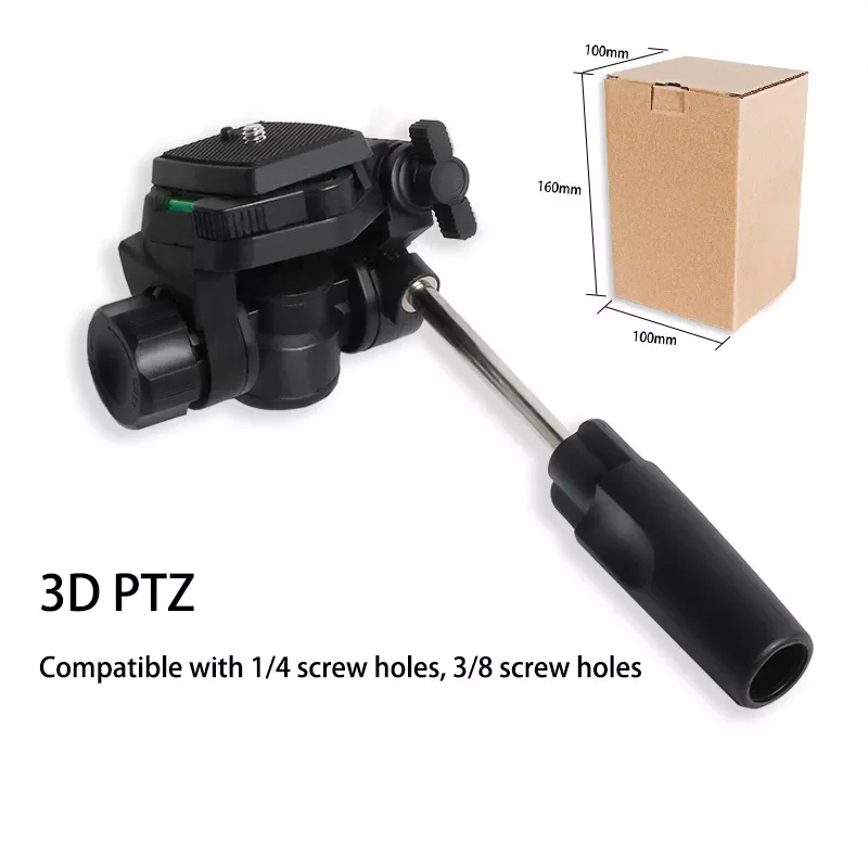 

Hot Sale Camera 360 Rotating Laser 3D Adjustable Tripod Head and Level Holder Stand Head 1/4" Screw 3/8"Screw