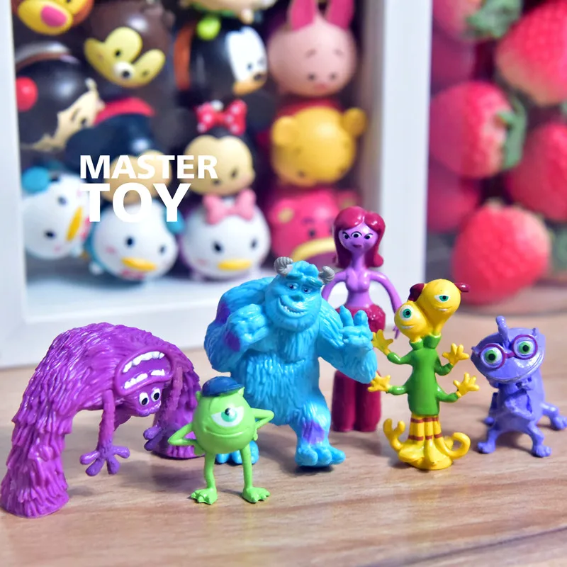 

6 шт./партия, Детская кукла Disney Monster, 2,6-5 см