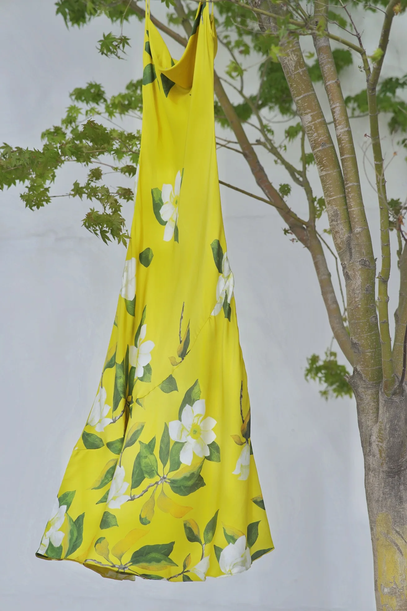 

Female Clothing Woman Clothes Women's Dress Evening Party Elegant Dresses Summer 2022 Silk Flower Printing Spaghetti Strap Dress