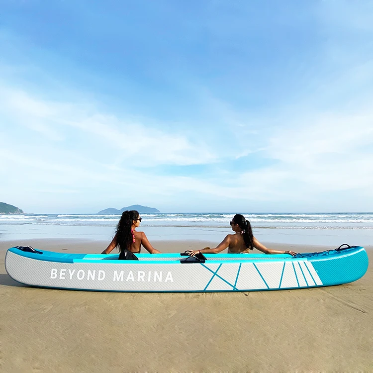 K1 K2 Самозагружной каяк для 2 человек Взгибаемый надувной Дешевый каноэ с вышивкой