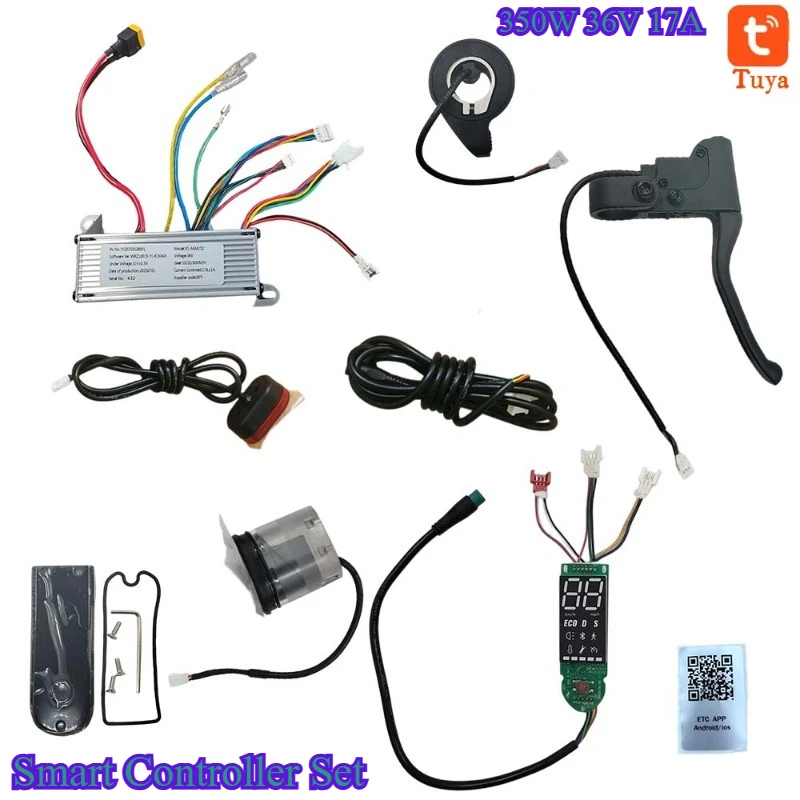 Фото Контроллер для электросамоката MAX Style 350W 36V 17A с Bluetooth, для 10-дюймовых колес, оригинальный Tuya, совместим с FOSTON/X-Play/DIGMA, максимальная скорость 40 км/ч №1