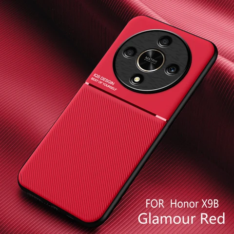 Чехол для Honor X9b 5G, ультратонкий кожаный чехол с магнитной застежкой для huawei honor x9b x9a 90 100 magic 5 pro lite, чехлы для телефонов