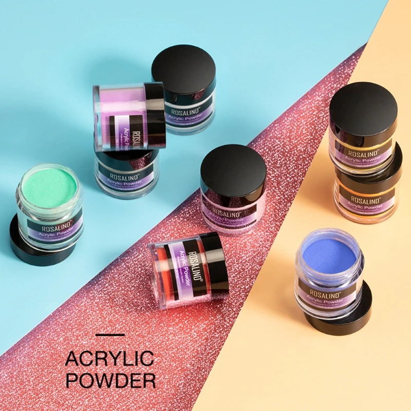 

1 Set Acrylic Powder Liquid Set 3 Colors Art Decorafor Extension