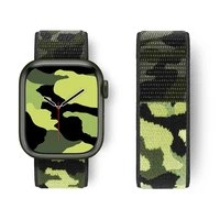 camouflage strap for apple watch band 45mm 41mm 44mm 40mm 42mm 38mm nylon loop watchband bracelet belt iwatch series 7 4 3 5 6