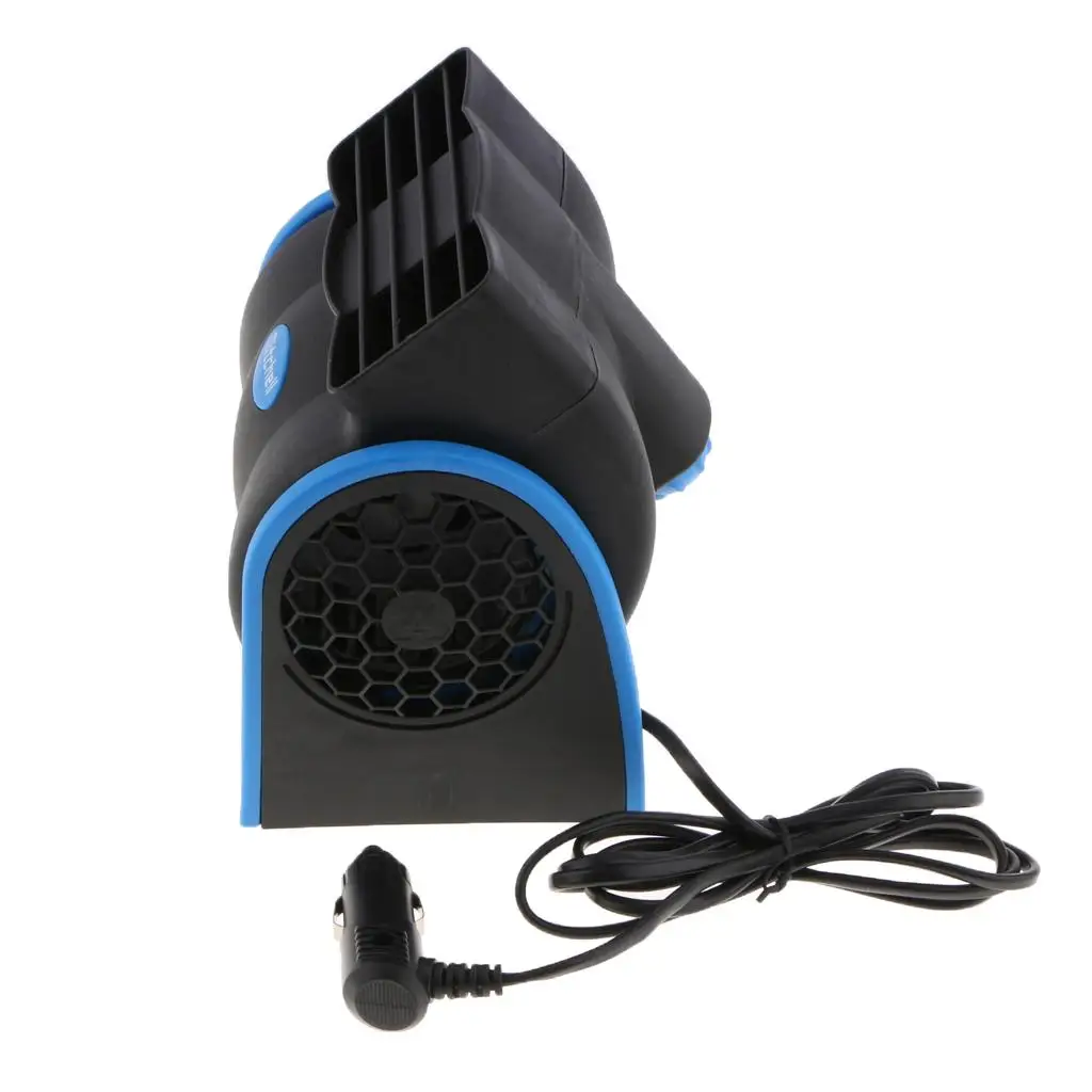 2X 12V Bladeless Car Air Conditioner Cooling Fan 2- Adjust Super Mute
