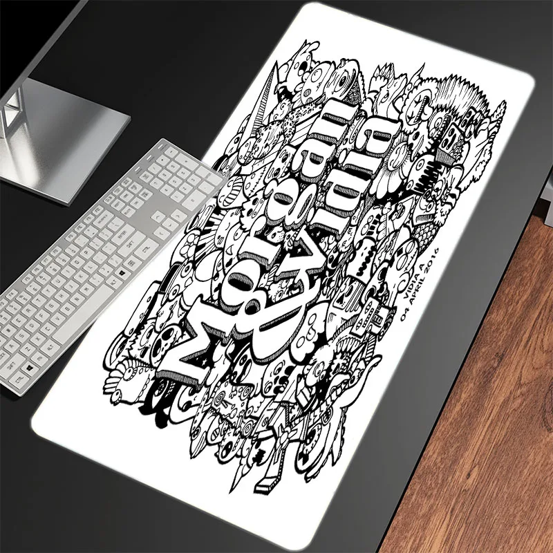 

Graffiti XXL Gaming Mouse Pad Game Mouse Pad Non-slip Desk Mat Carpet Mat Desk Mouse Mat Computer Keyboard Game Large Play Mats