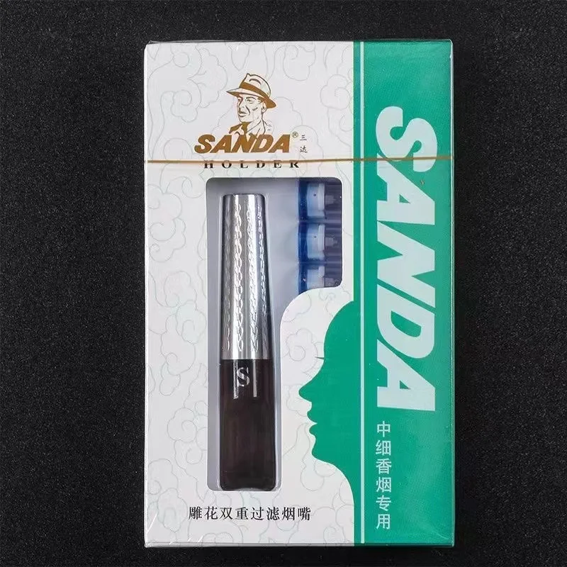 

generic replace filter multiple filters Tobacco Filter Removable to Clean Tar Filtration Recyclable Cigarette Holder Men Gift