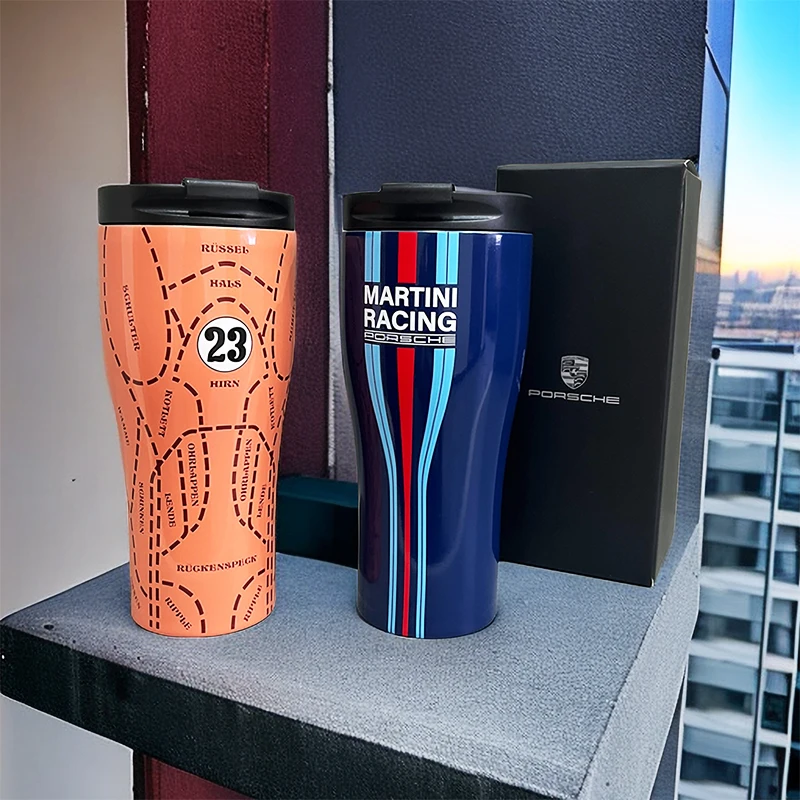 450 мл Изолированная чашка из нержавеющей стали для Porsche аксессуары интерьера