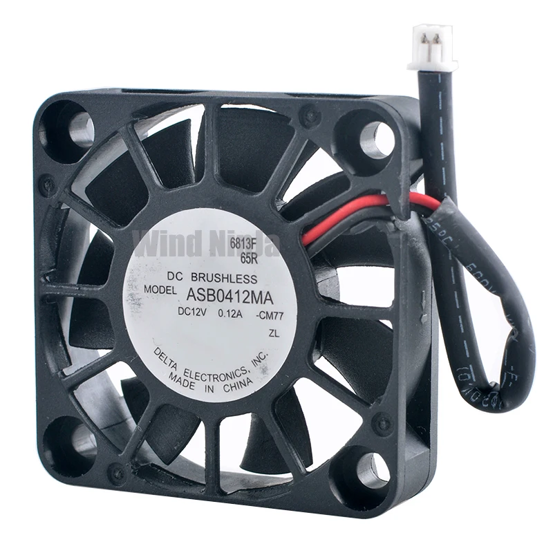 Фото ASB0412MA Осевой вентилятор 4 см х 40 мм 40x40x10 мм DC12V 0,12A 2-контактный охлаждающий вентилятор для импульсного источника питания Компьютерная аппаратная фурнитура Аксессуары №4
