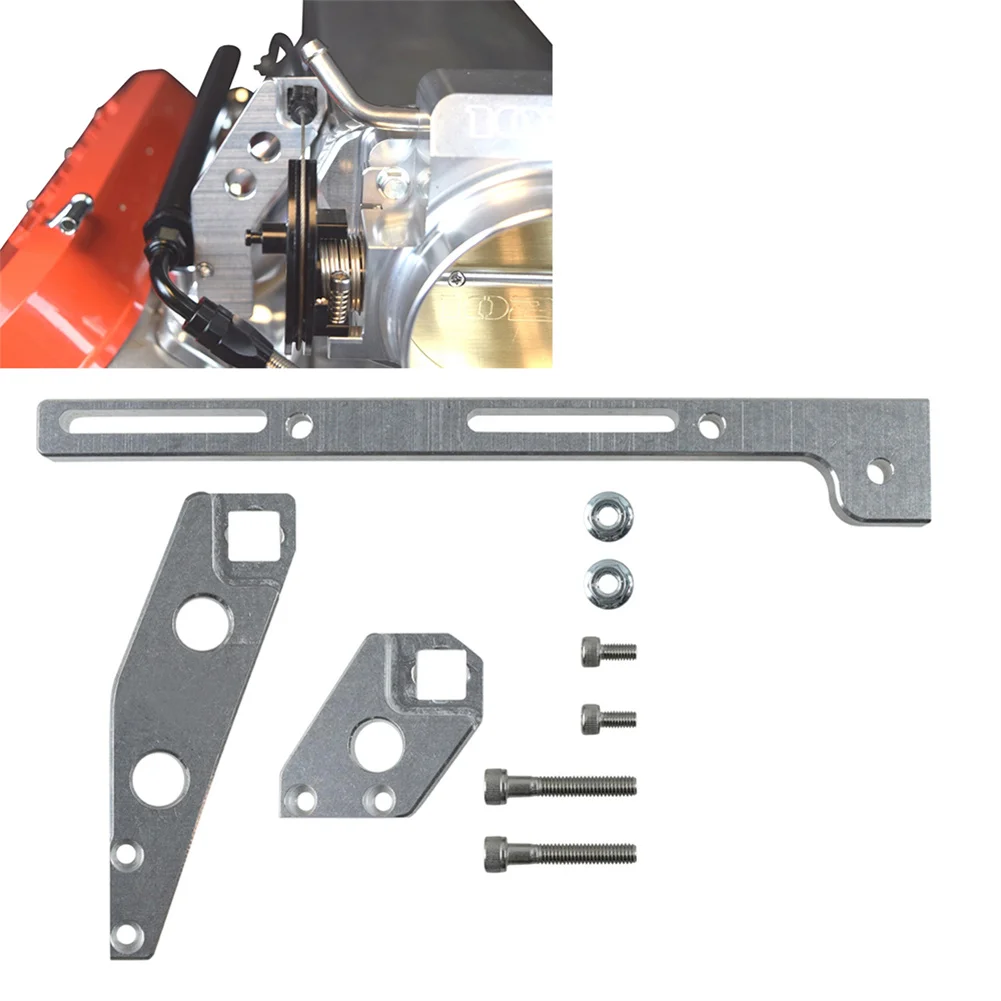 

Throttle Cable Bracket Silver Aluminum For LS1 Sheet Metal Intake Manifold 551446 Air Intake System Intake Manifold Durable