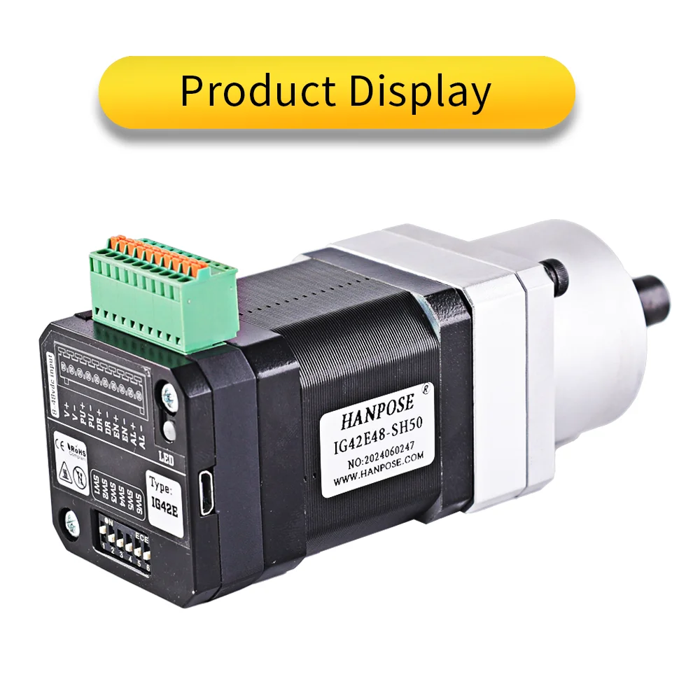 IG42E48-SH50 2 0 А 3 В 42 двигатель с гармоническим редуктором встроенный промышленный