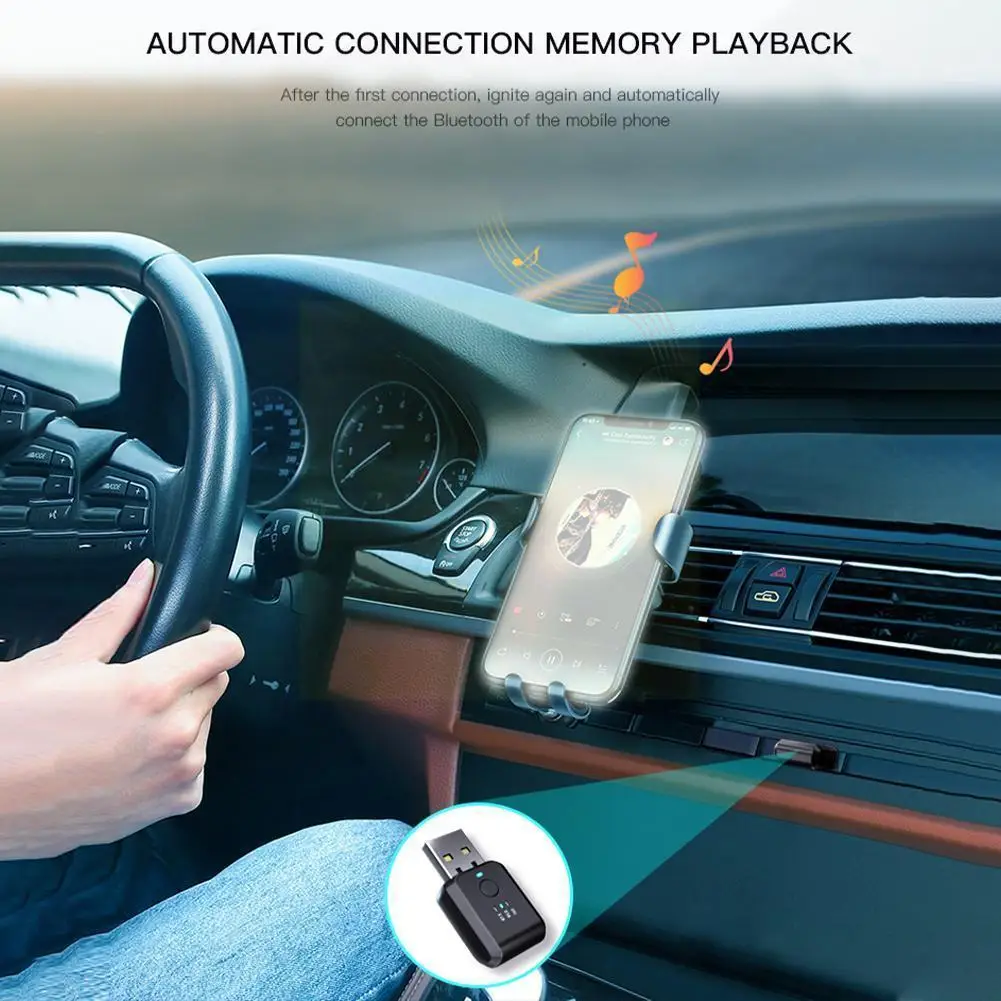 

Bluetooth-модулятор беспроводной с Fm-радио и Usb-портом