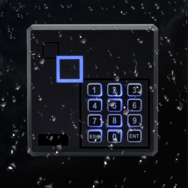 Устройство считывания карт доступа к кнопке пароля для мигания