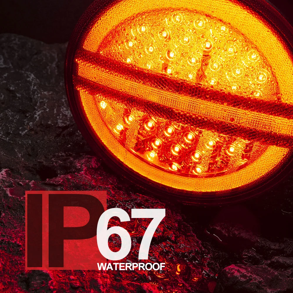 4x для Chevrolet Corvette C6 Coupe 2005-2013 комплект светодиодных задних фар в сборе 3-в-1