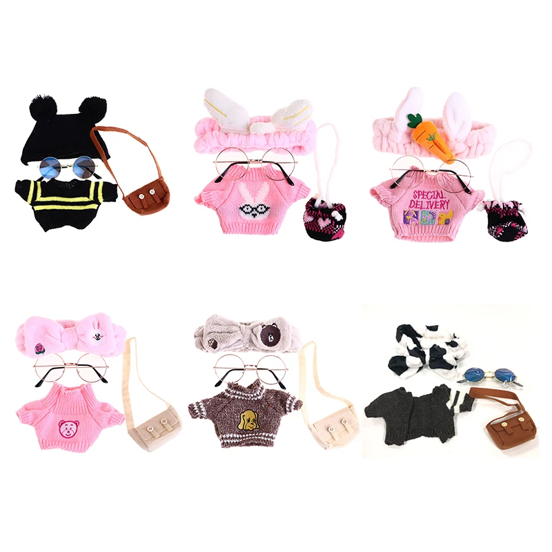 

4 шт./компл. 30 см, игрушка-утка лалалафан, набор одежды, плюшевые игрушки, мультяшная одежда Flifan для утки, 30 см, мягкие Аксессуары для кукол