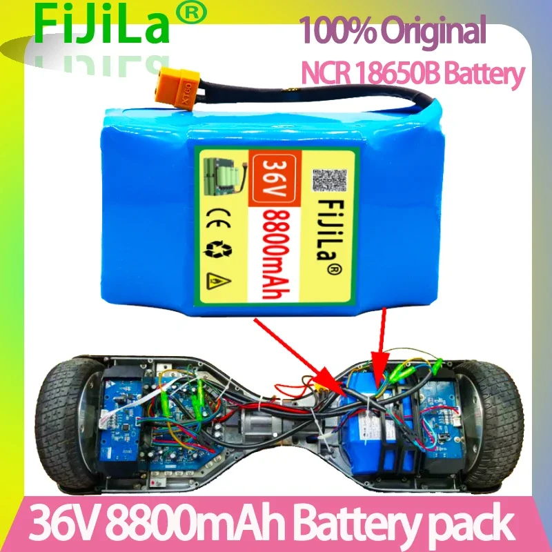 

Batterie lithium-ion originale 10S2P, 36v, 8800mAh, pour hoverboard électrique