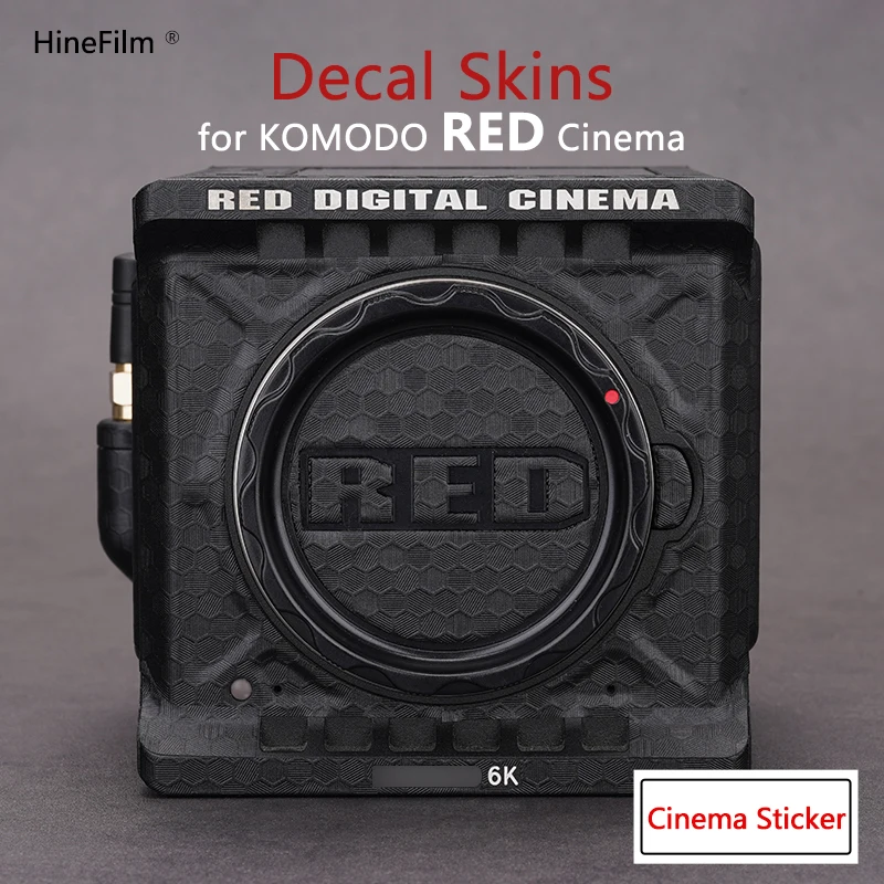 Наклейка для камеры Red Komodo 6k, Защитная пленка для камеры RED KOMODO 6K, защитная пленка, наклейка против царапин, защита для судов, чехлы