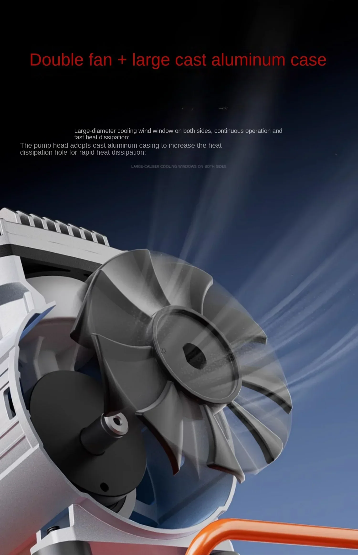 Портативный воздушный компрессор 220 В мини-бесшумный бесшумный