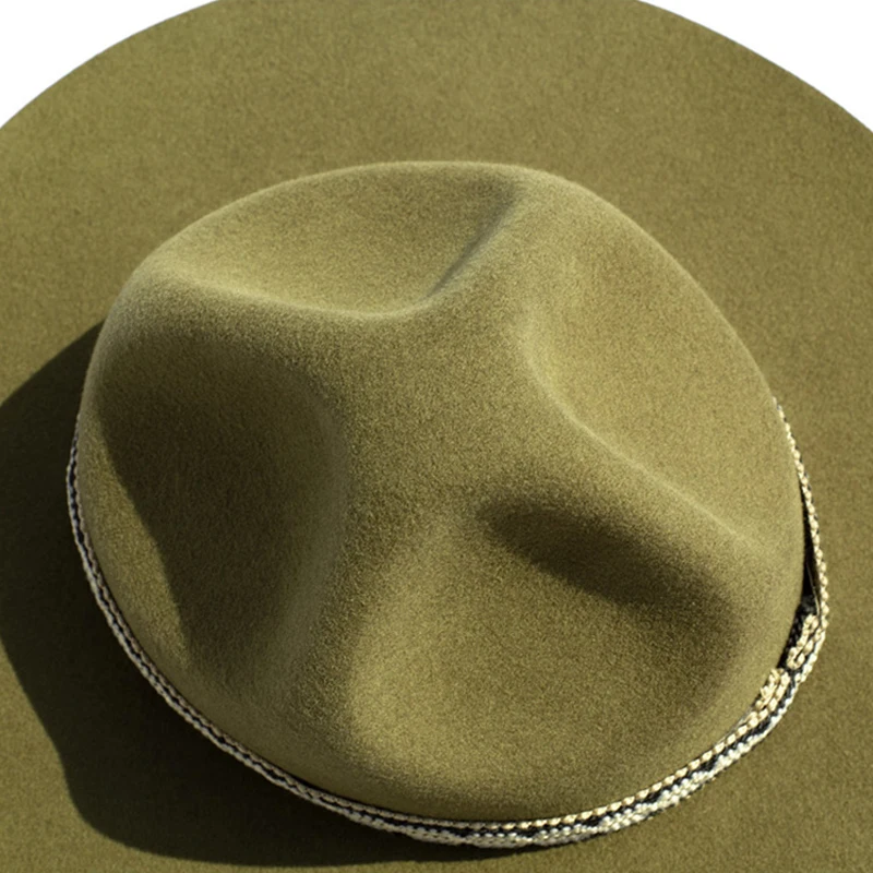 Рисунок 3 - Женская фетровая шляпа зеленого цвета