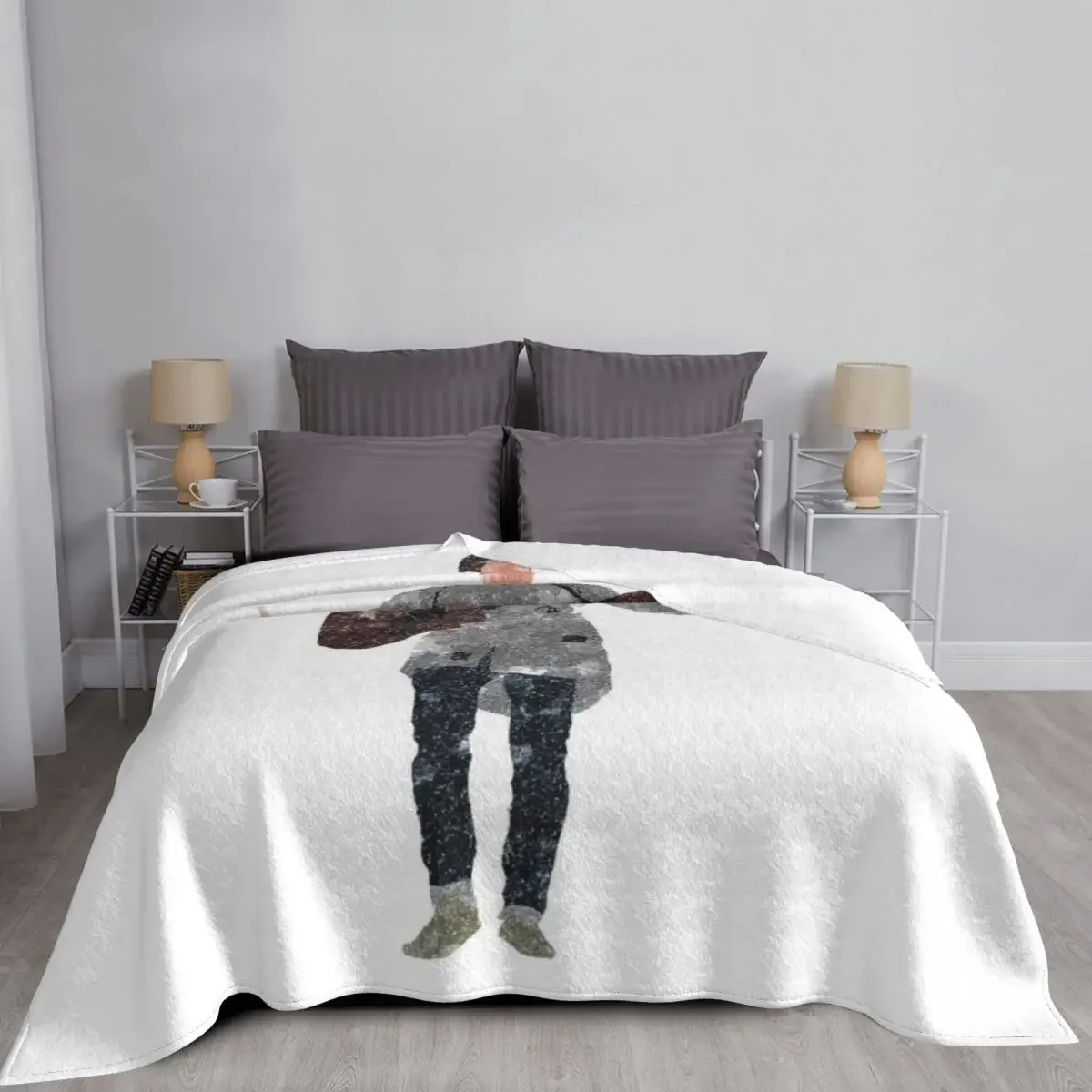 Gerry коричная Акварельная печать (прозрачность) плед одеяло одиночные пушистые